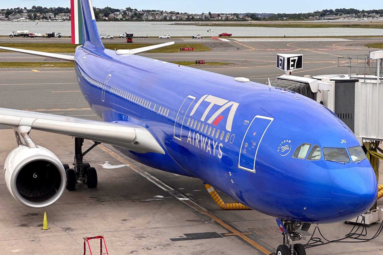 ITA Airways Airbus A330 Boston