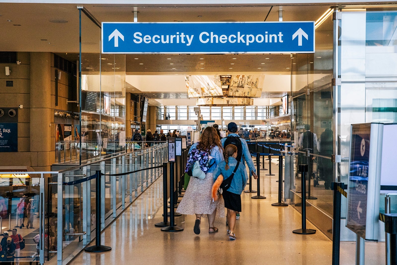 Security Checkpoint at the airport