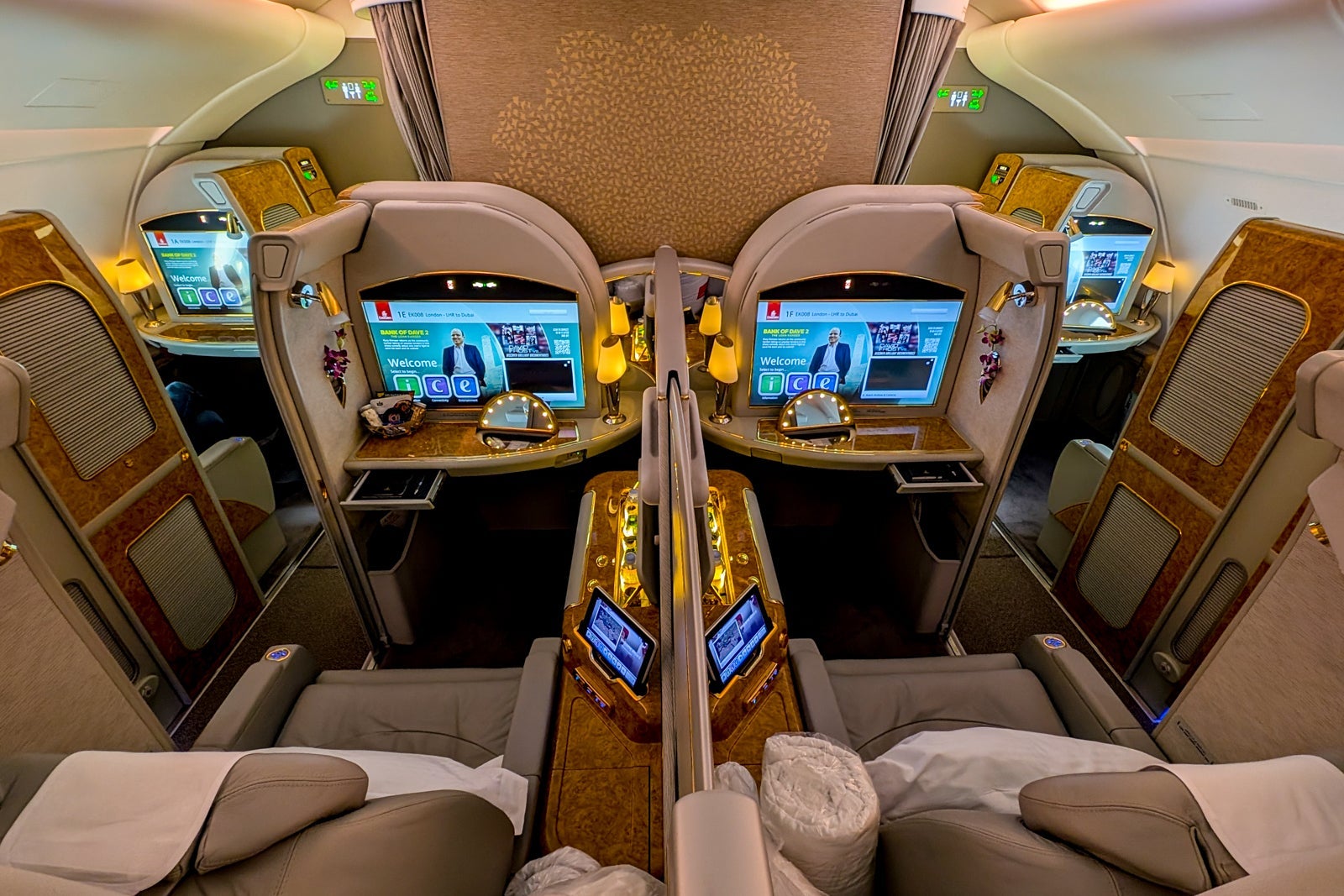 Emirates First Class LHR to Dubai